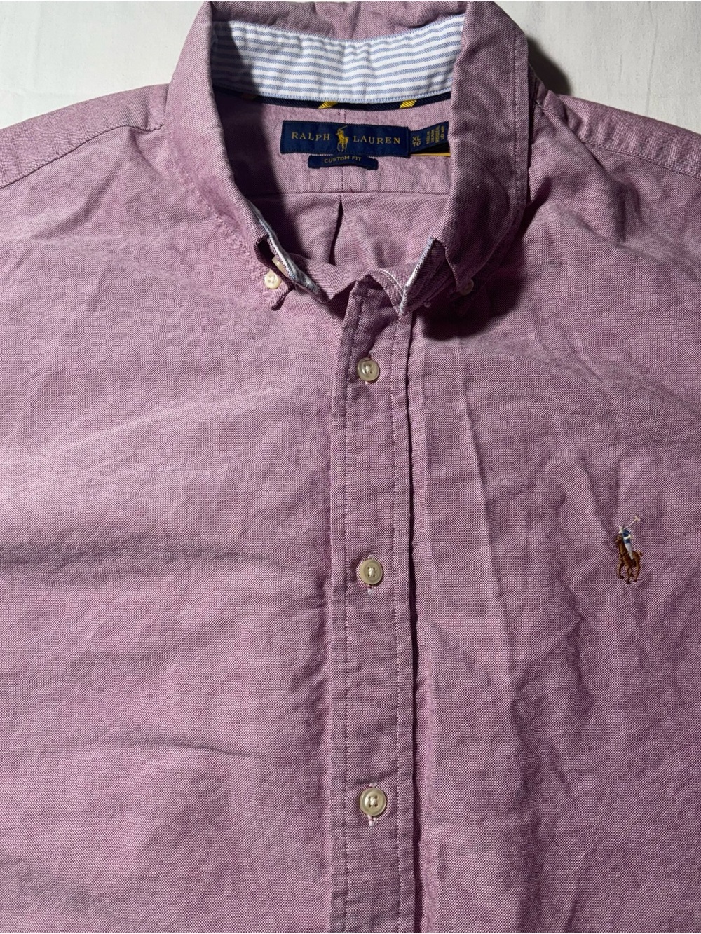 Polo by Ralph Lauren Men's Pink Oxford Button-Down Shirt